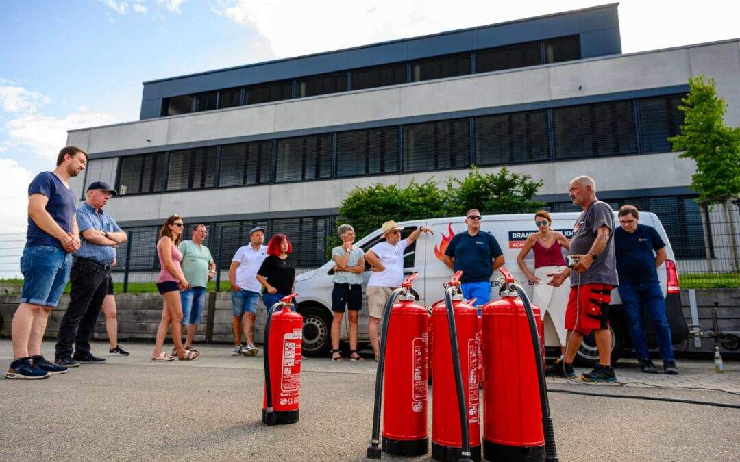 Feuerlöschübung